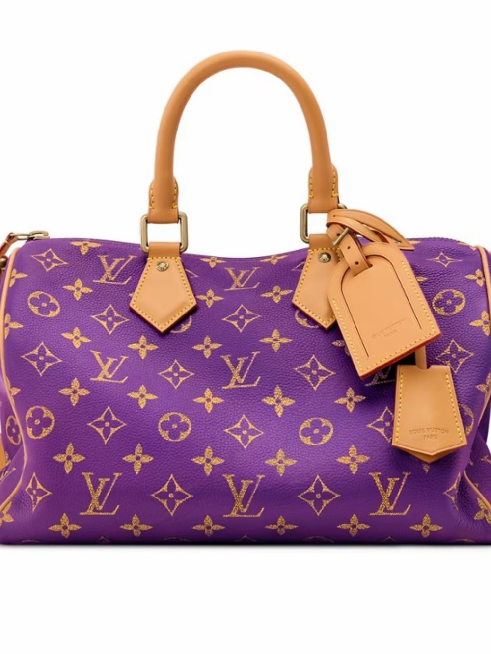 Louis Vuitton Speedy P9 purple and gold Brand New